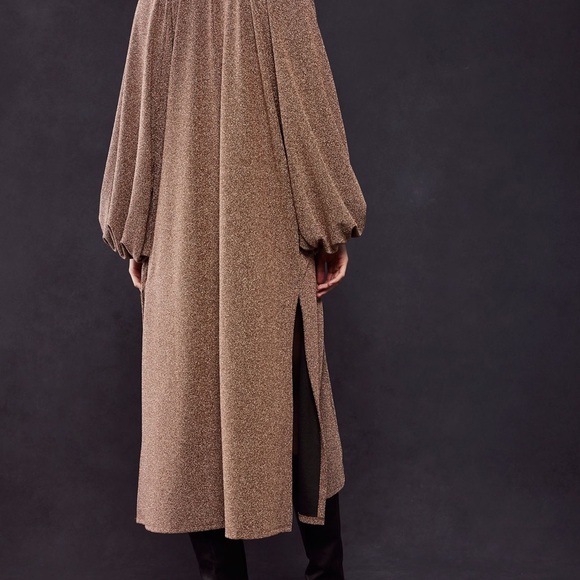 Free People Jens Pirate Booty Slow Motion Kimono Sparkle Tiered Chain Front - Picture 2 of 5